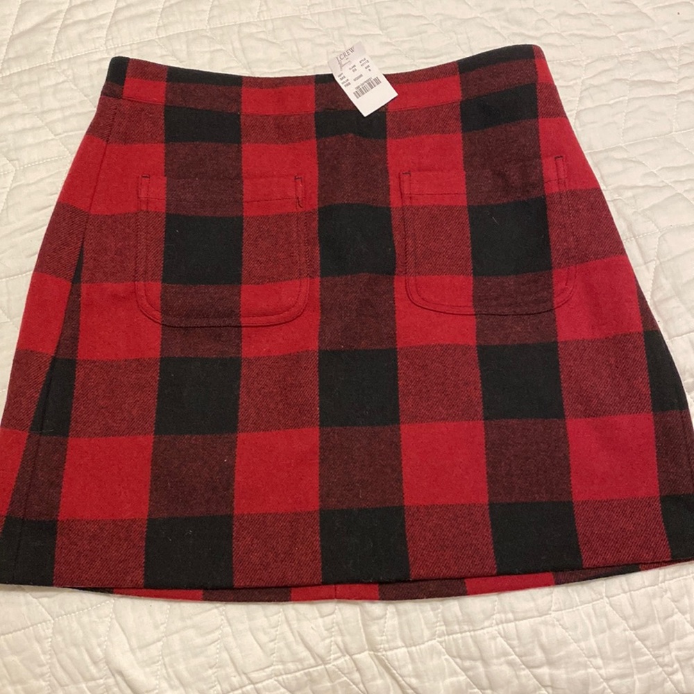 Plaid J.Crew Skirt
